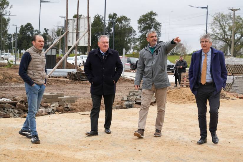 Michlig supervisó el nuevo puente Santa Fe-Santo Tomé: “Los santafesinos podemos estar orgullosos del nivel de obra que estamos llevando adelante”