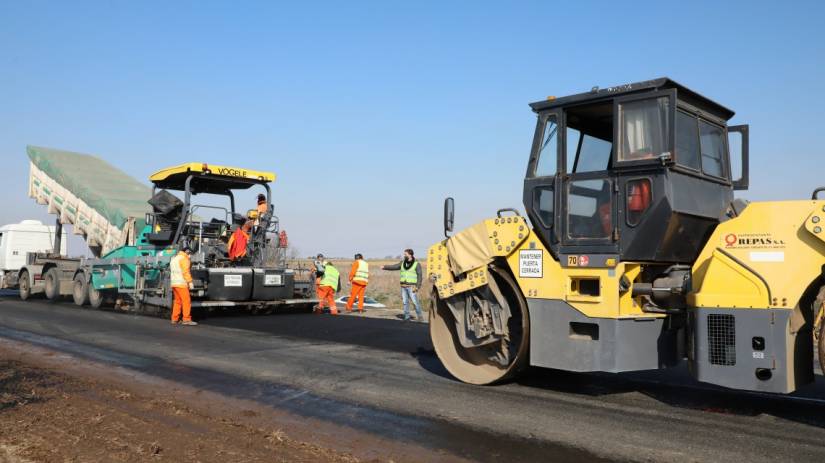 El gobierno provincial tiene 45 frentes de obras viales en ejecución