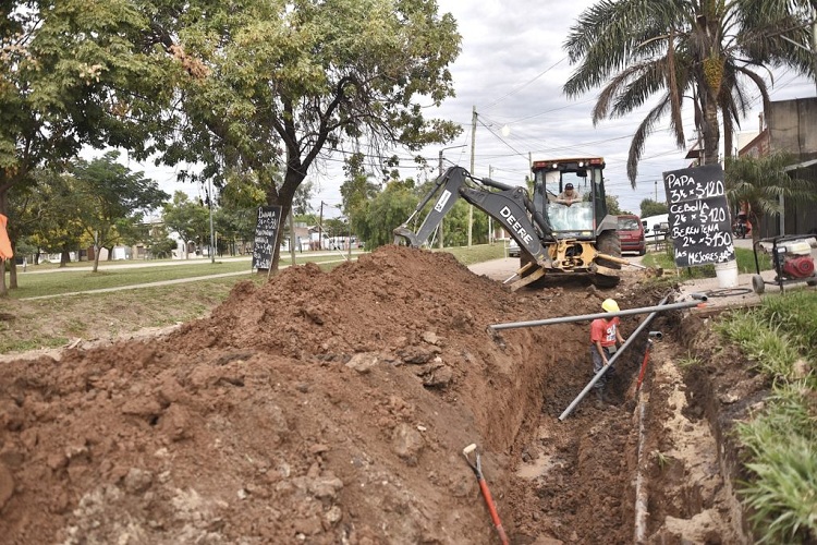 El intendente Jatón supervisó las tareas integrales en barrio Transporte