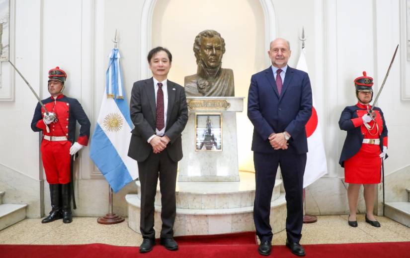 Perotti recibió al Embajador de Japón en la Argentina, Hiroshi Yamauchi