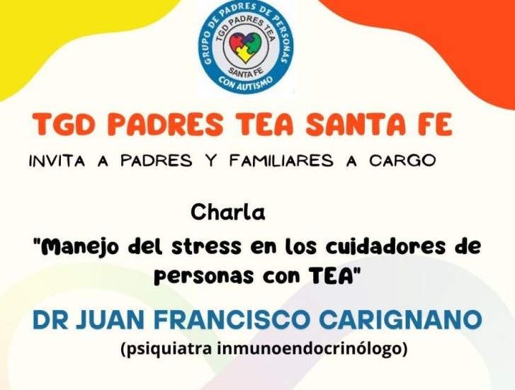 Charla: Manejo del stress en los cuidadores de personas con TEA