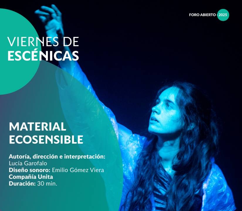 “Material Ecosensible” en Viernes de Escénicas 
