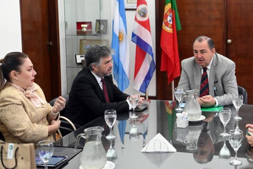 Poletti viajó a Portugal para avanzar con el Proyecto “Ventana Adelante”