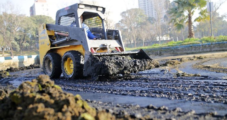 Comenzó la puesta en valor de los Parques del Sur y Garay