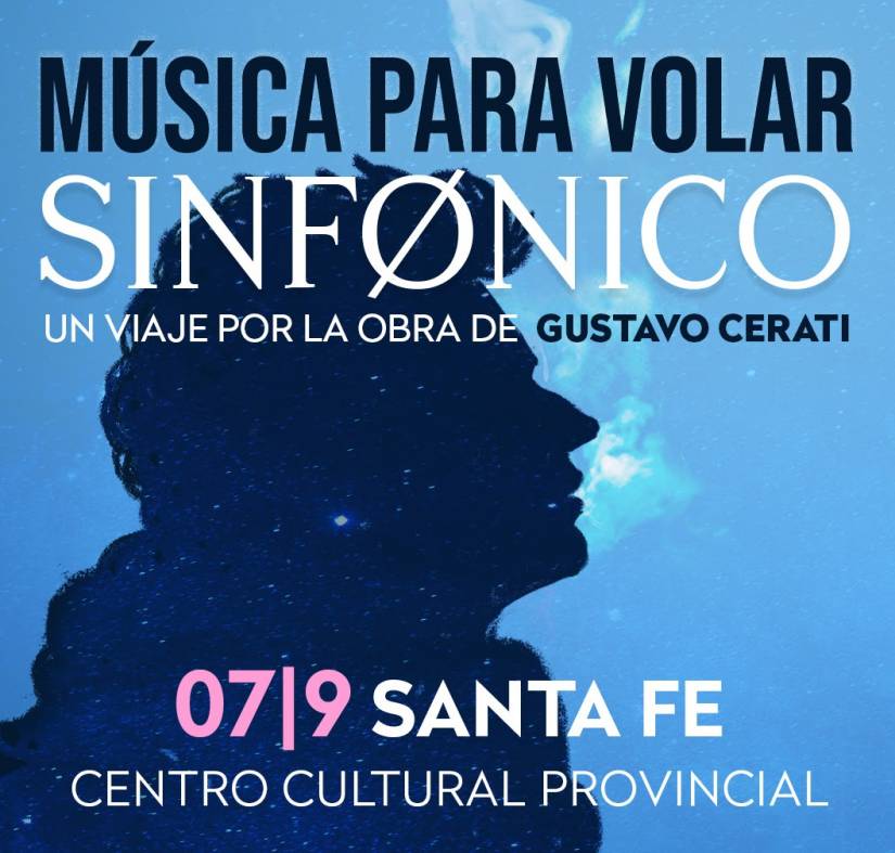Música para Volar presenta “Cerati Sinfónico” en el Centro Cultural Provincial