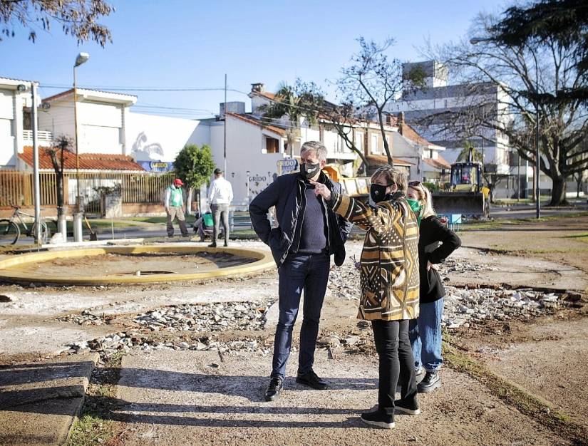 La Municipalidad reacondiciona la avenida Siete Jefes