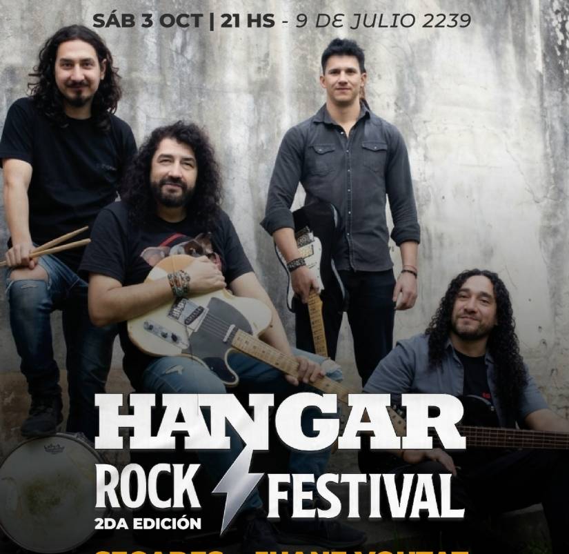 HANGAR ROCK FESTIVAL (2da EDICIÓN): SEGADES + JUANE VOUTAT