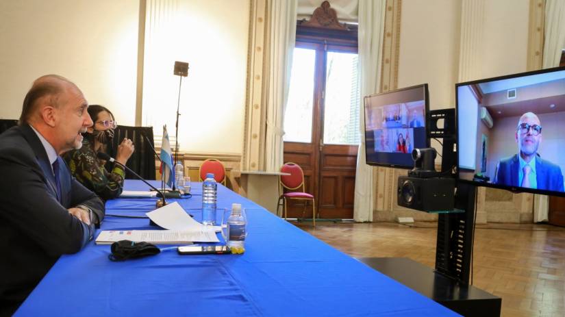 El Gobernador Perotti se reunió por videoconferencia con el Embajador de los Países Bajos