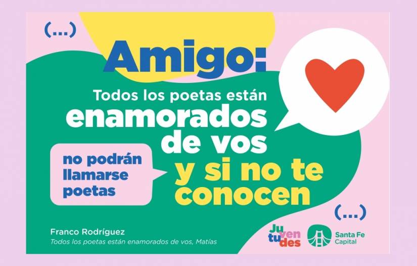 El área municipal de juventudes invita a celebrar el mes de la amistad